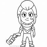 Brawl Shelly Xcolorings sketch template
