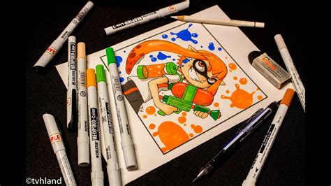 Comment Dessiner Splatoon Dessin Au Neopiko Color Youtube