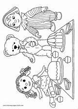Coloring Pages Andy Pandy Cartoon Color Printable Character Book Sheets Kids Print Info Index sketch template