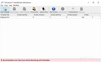 RoboMail Mass Mail Software screenshot #1