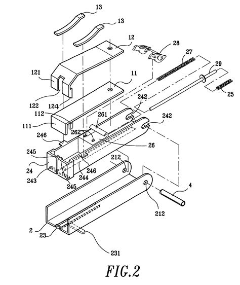 patent  structure   stapler google patents