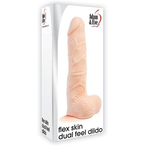 flex skin dual feel dildo flesh 8 5 sex toys