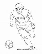 Maradona Coloring Pages Soccer Player Diego Printable Neymar Color Players Print Playing Hellokids Boys Resources Football Recommended Kids sketch template