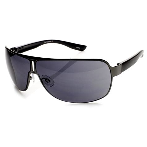 Premium European Mens Square Aviator Sunglasses Zerouv