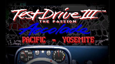 test drive iii  passion pacific yosemite pcdos  accolade youtube
