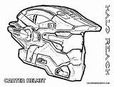 Halo Coloring Pages Helmet Master Chief Reach Boys Drawing Kids Color Carter Print Grunt Vehicles Room Sketch Printable Online Colouring sketch template