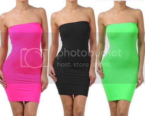 tube strapless stretch tight fitted seamless one size body con mini