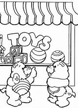 Coloring Shop Toys Pages Toy Front Store Care Bears Drawing Shopping Colouring Kids Color Print Cart Amusing Grocery Getcolorings Draw sketch template