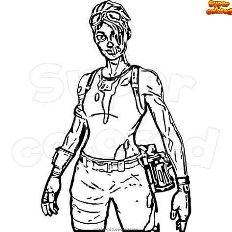 ghoul trooper coloring page coloring pages