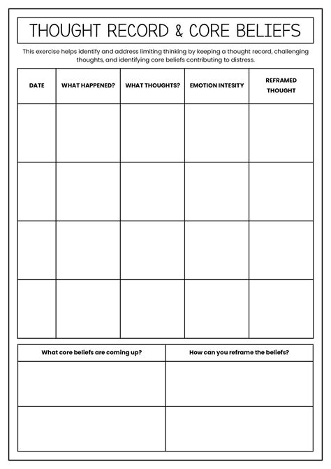 mental health group worksheets