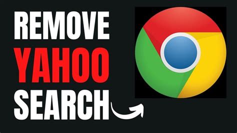 fix google chrome search engine changing  yahoo remove yahoo   search