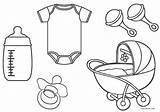 Coloring Baby Shower Pages Printable Awesome sketch template