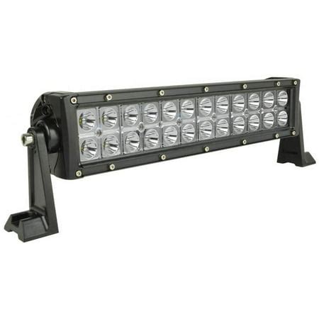 voltage automotive led light bar     double row walmartcom