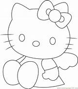 Coloring Look Coloringpages101 Kitty Hello Pages sketch template