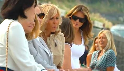 if pics of wives of world leaders at recent g7 summit objectify them