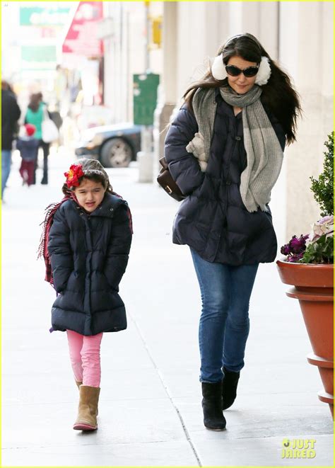 Katie Holmes And Suri Jacket Matching Duo Photo 2785148