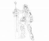 Weapon Male Odyssey Ragnarok Coloring Pages sketch template