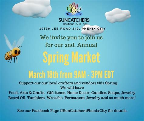 spring market  suncatchers suncatchers boutique sun spa phenix
