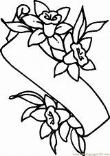 Banner Coloring Pages Getcolorings Easter sketch template