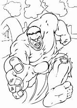 Hulk Coloring Running Pages Color Print Para Colorear Dibujos Imprimir Incredible Hellokids Heroes Super Online sketch template
