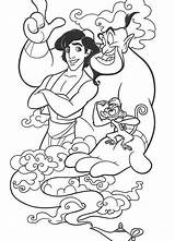 Aladdin Coloring Pages Genie Abu Printable Jasmine Sheets Coloring4free Book Aladin Disney Print Info Cartoons Color Princess Popular Cartoon Kleurplaat sketch template