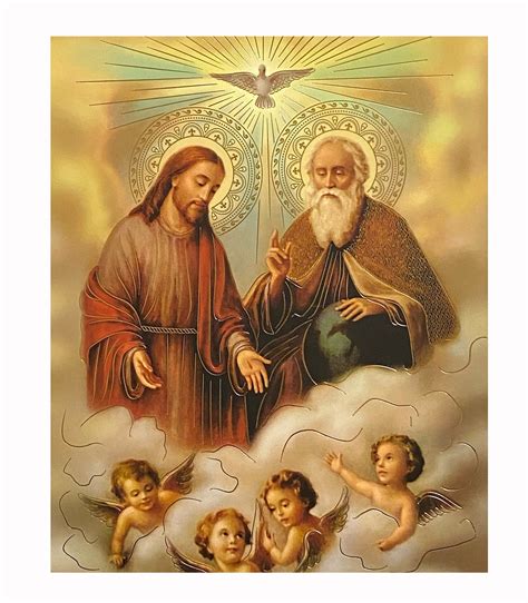 holy trinity father son holy spirit    etsy