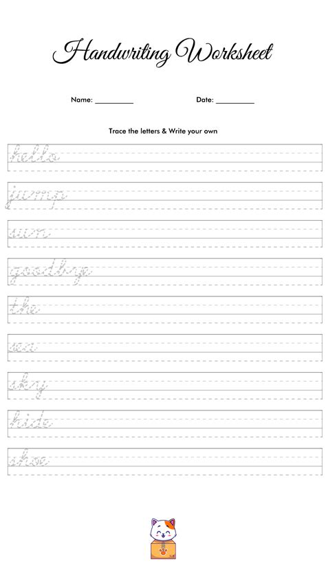 images  printable blank writing practice worksheets