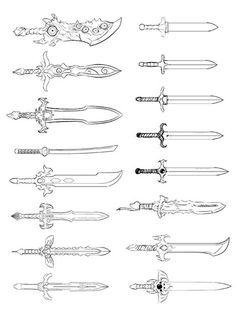 ideas  coloring coloring pages sword