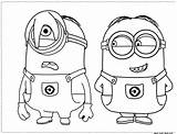 Coloring Pages Banana Minions Minion Popular sketch template