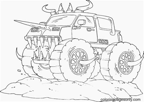 traxxas  maxx monster truck coloring pages monster truck coloring