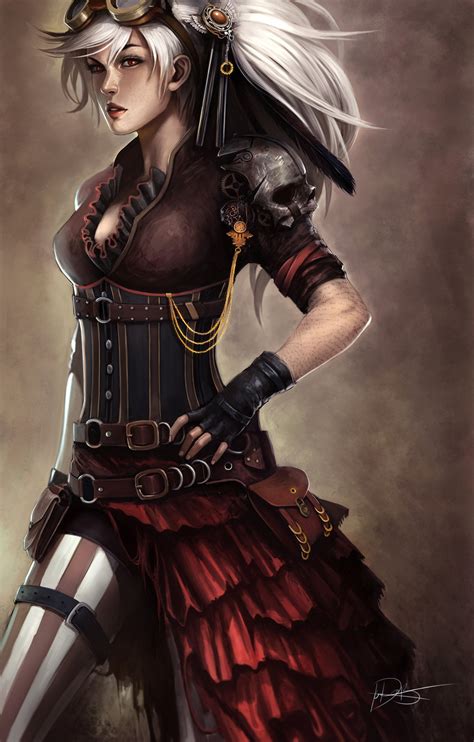 Girl Steampunk Art Beautiful Pictures Funny