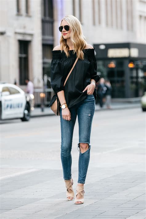 8 off the shoulder tops to wear on date night fashion