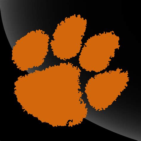 Clemson Tigers Paw Print Decal Sticker Large Sizes 10 To 22 Ebay