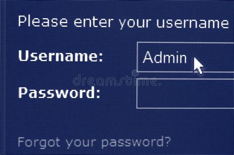 login  password screen stock image image  banking