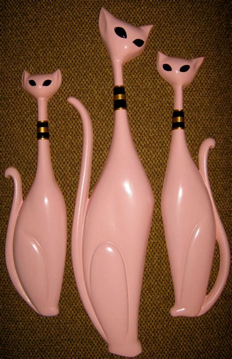Pink Sexton Cats In 2023 Mod Wall Decor Hollywood Regency Decor Mid