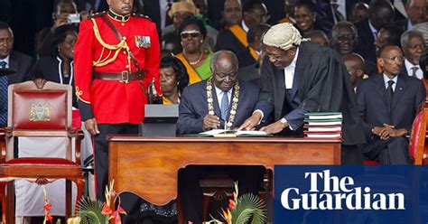 New Constitution Signed In Nairobi Kenya World News The Guardian