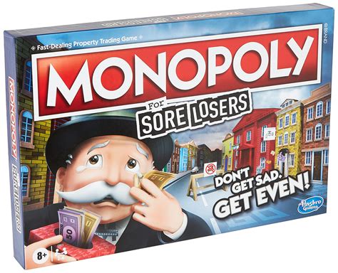 Buy Hasbro Gaming Monopoly For Sore Losers Board Game For Ages 8 And Up