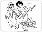 Aladdin Colouring Disneyclips sketch template