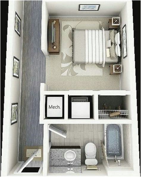 sketsa denah rumah kecil  kamar tidur terbaru  rumah minimalis