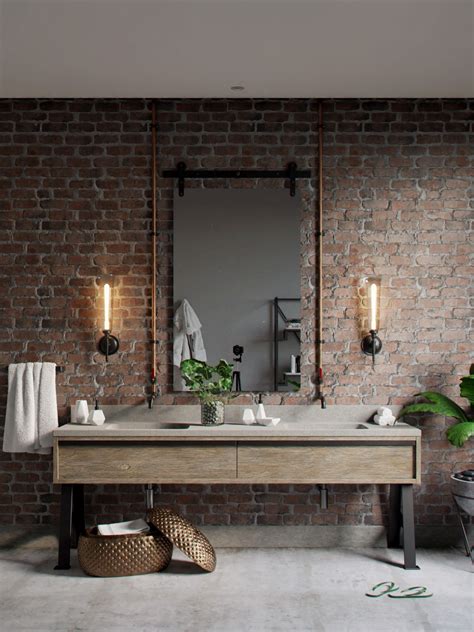 top industrial bathroom decor  home design