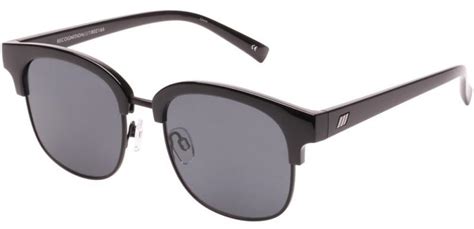 le specs recognitionblack sunglasses
