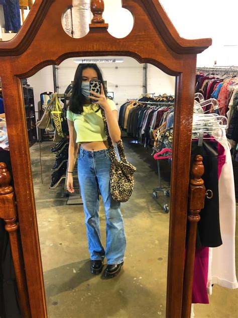 thrifting dr martens outfit  martens outfit summer bell bottom jeans outfit