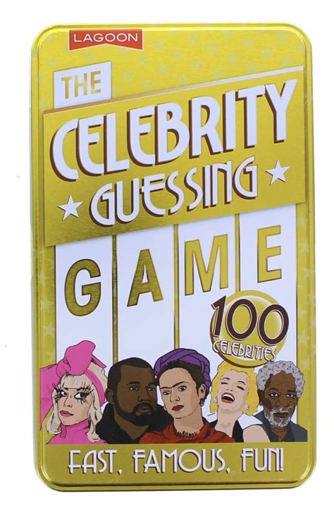 Celebrity Guessing Game ⋆ Time Machine Hobby