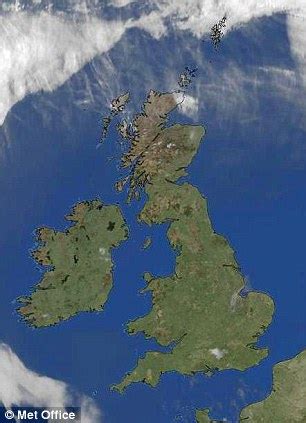 uk weather  travel satellite maps show britain  shivering   basked    march