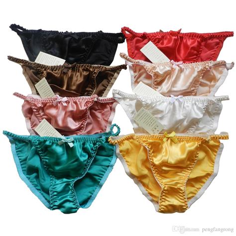 2019 holesale sexy women s pure silk string bikinis panties panty size