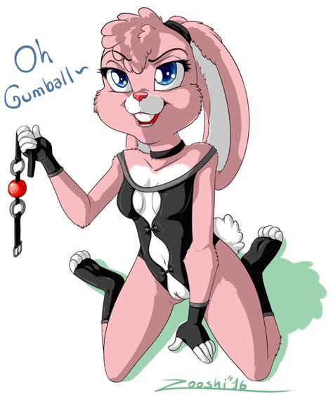 rule 34 anais watterson anthro ball gag bondage gear breasts cartoon