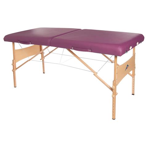 3b deluxe portable massage table burgundy w60602bg camillas de