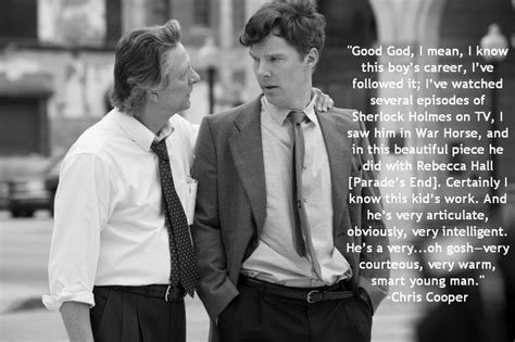 some really nice comments by other actors about benedict sherlock