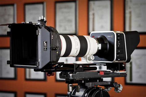 video receives  blackmagic cinema camera