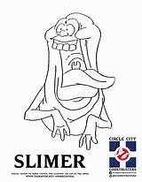 Ghostbusters Coloring Pages Slimer Printable Drawing Getdrawings Tags Getcolorings Paintingvalley Color sketch template